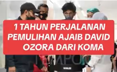 David dikenal sebagai mukjizat penyembuhan. Meskipun didiagnosis dengan cedera akson difus yang jarang sembuh, dokter mengatakan tingkat kesembuhannya kurang dari 5%, tetapi David mencapai pemulihan yang luar biasa